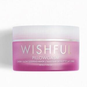 Huda Beauty Wishful Pillowgasm Cherry Glow Sleeping Mask